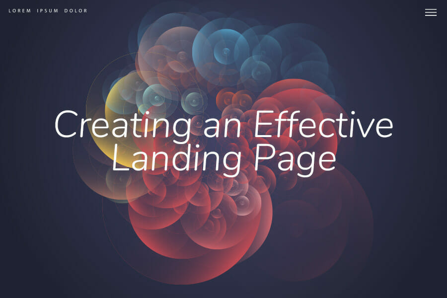 Creating An Effective Landing Page